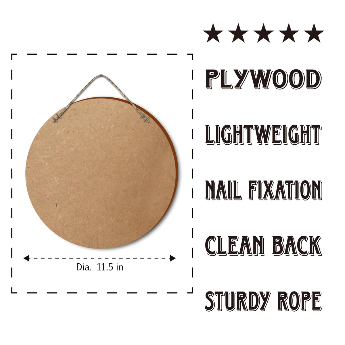 EXQUIDECA gift idea rustic sign for housewarming or office celebration