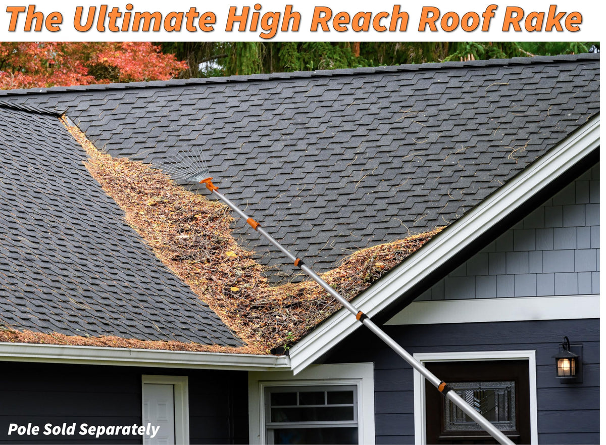 EXTEND-A-REACH durable metal build handles wet leaves and scrapes.