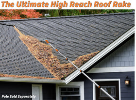 EXTEND-A-REACH durable metal build handles wet leaves and scrapes.