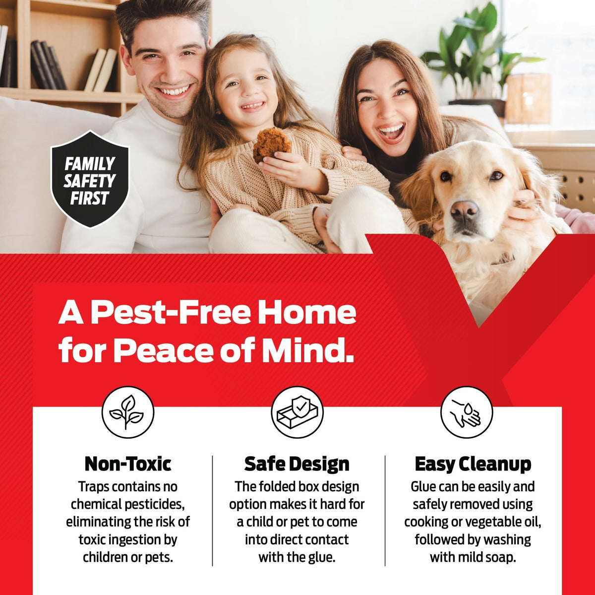 Extermanix indoor glue traps support versatile, easy pest control