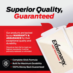 Extermanix sticky glue trap low-profile design enables discreet placement