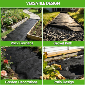 EXTRAEASY garden-path weed control in action under gravel or mulch.