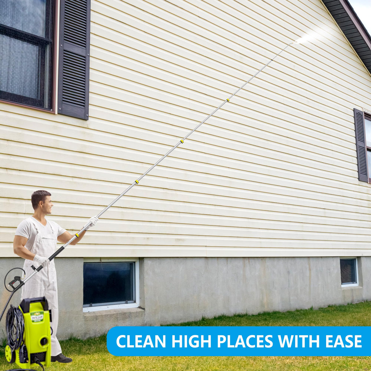 EXTRAFEIN ground-use gutter cleaning tools kit for two-story homes