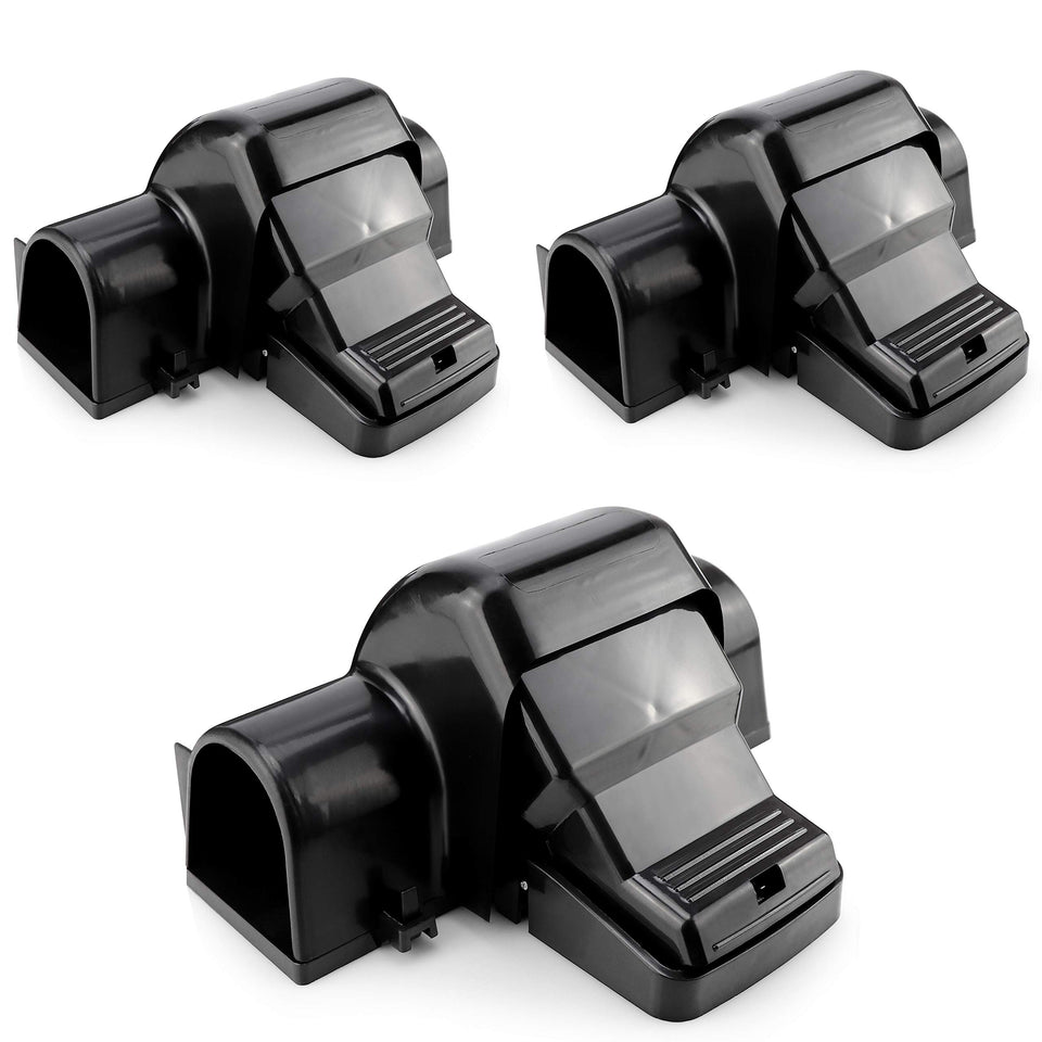 eXuby rat trap with tunnel dual-entry setup shown in front view for quick placement