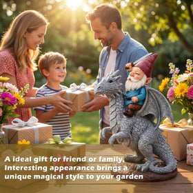 EXYGLO outdoor statue elevates yard paths and entryways with charming storytelling.