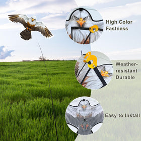 eyijklzo Outdoor Bird Deterrent Coverage supports effective protection for gardens and patios.