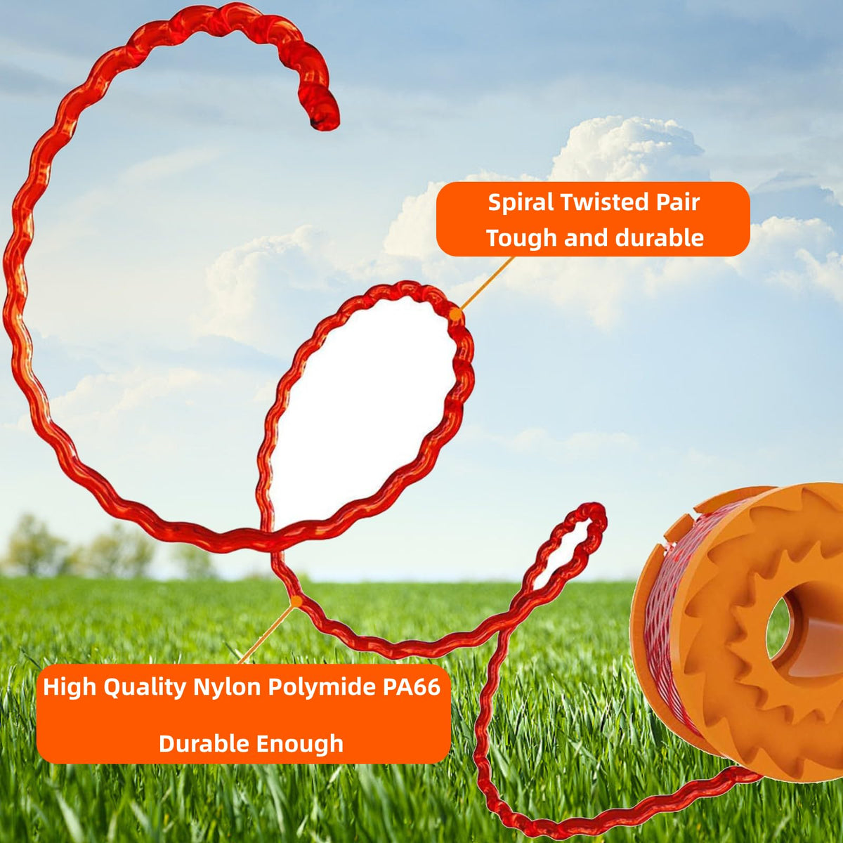 Eyoloty ABS spool with durable body for long-lasting use