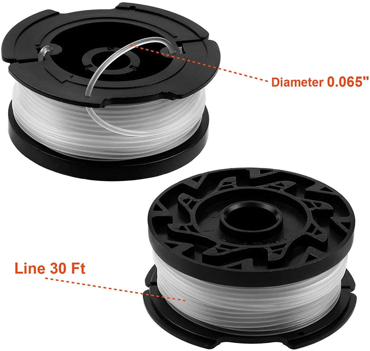Eyoloty AF-100 CNC-wound spool for smooth, reliable line feeding.