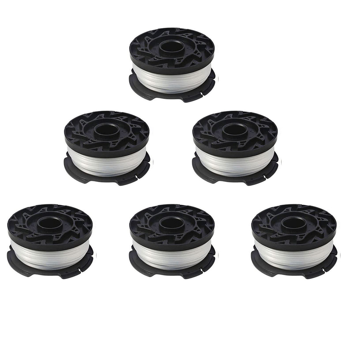 Eyoloty AF-100 spool with 30 ft nylon line for quick grass trimming.