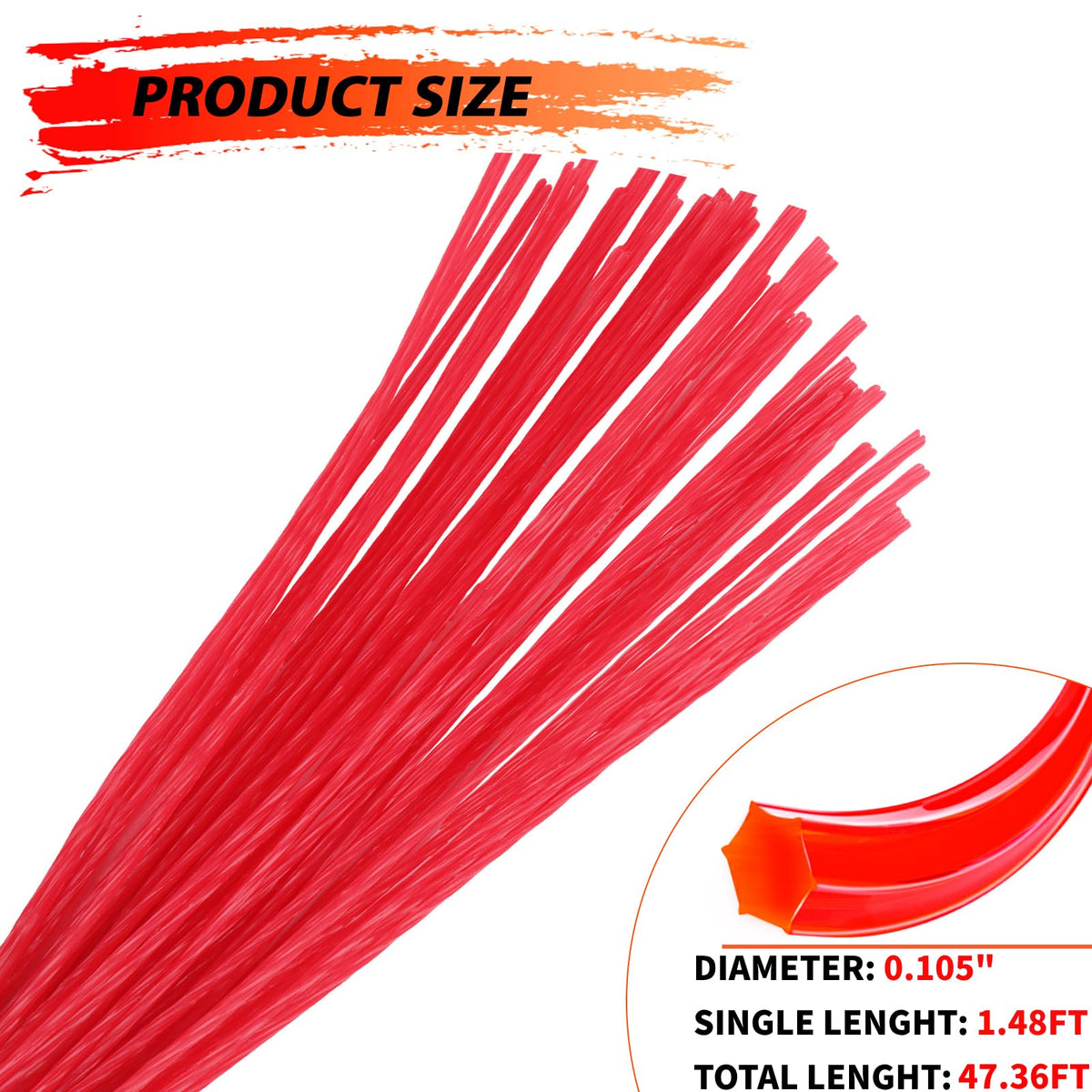 Eyoloty 49UFSHLL953 works with Troy-Bilt and Remington trimmer heads.