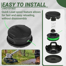 Compatible with Dewalt DCST922P1 and other Dewalt trimmers.