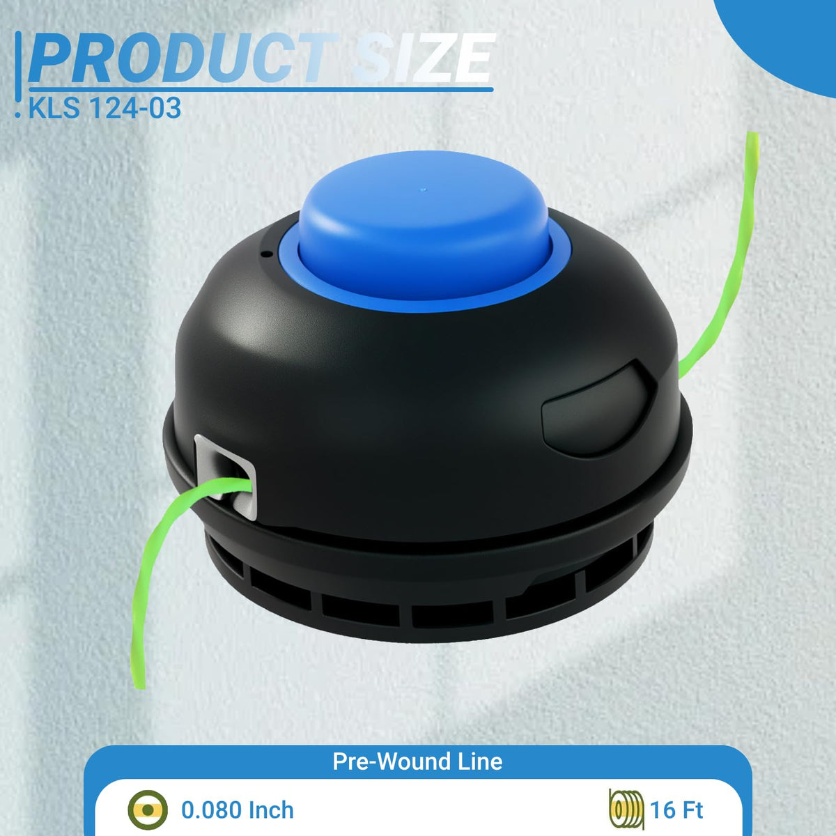 Eyoloty KLS 124-03 bump knob close-up for quick, tool-free installation.