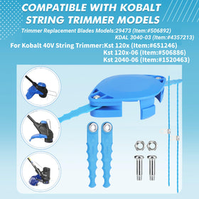 Eyoloty 0.12-inch pre-cut line for tougher weeds