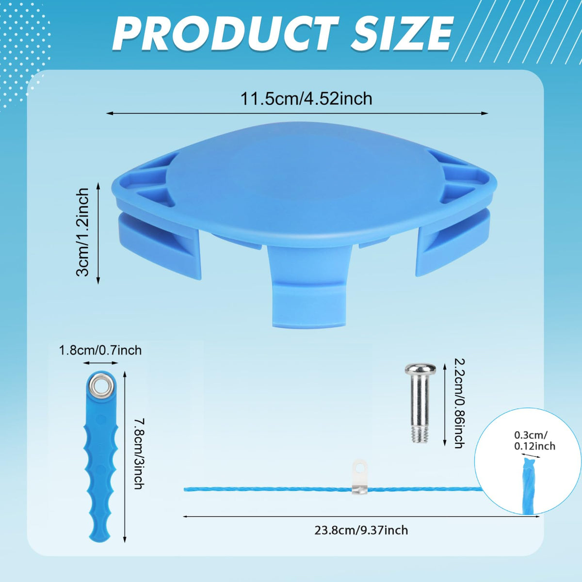 Eyoloty 14-pack blades deliver sharp cuts for tidy edging