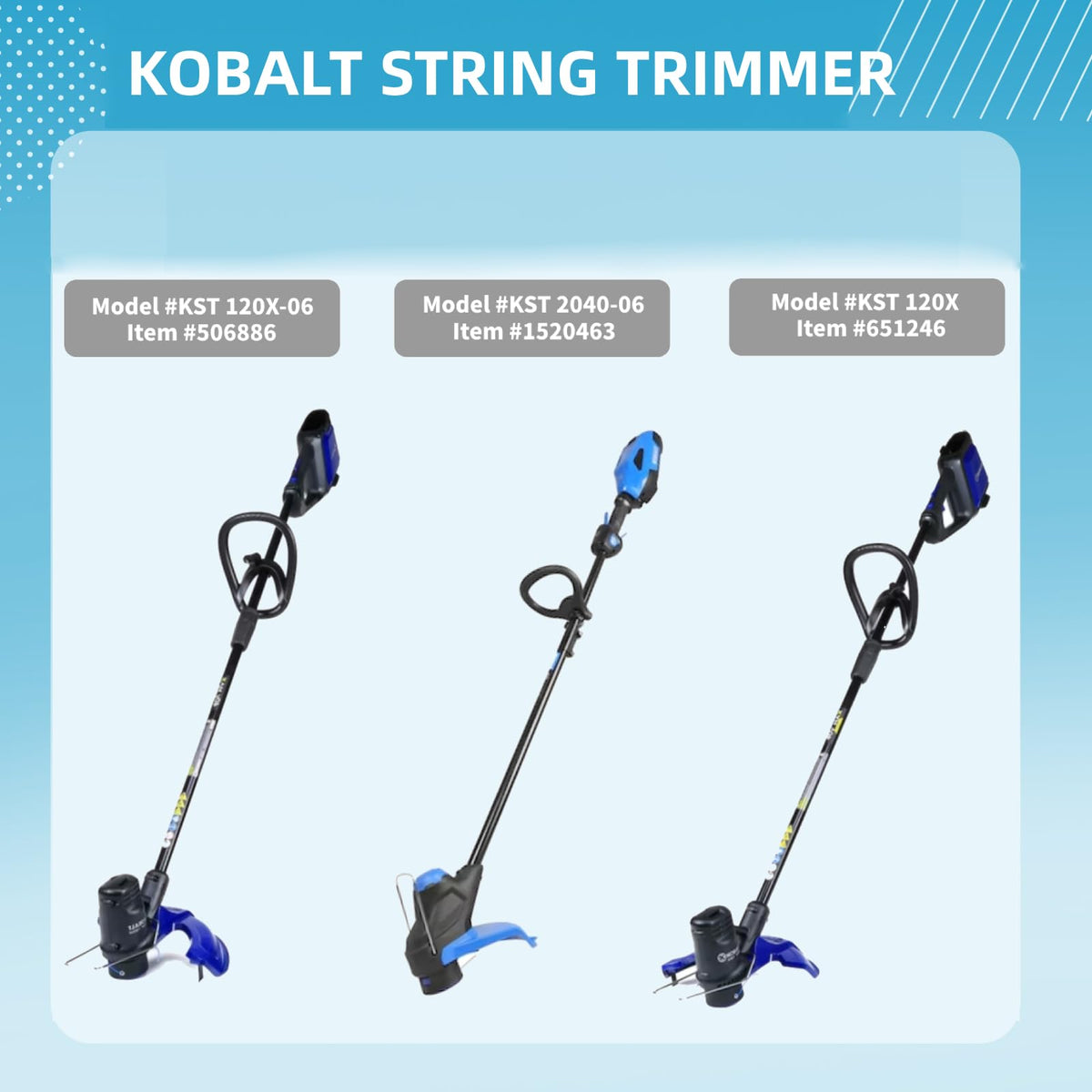 Eyoloty KST-2040-06 compatible upgrade line for tough weeds