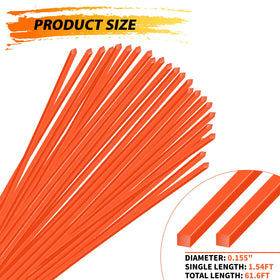 Eyoloty pre-cut line 0.155-inch enables quick, consistent feed.