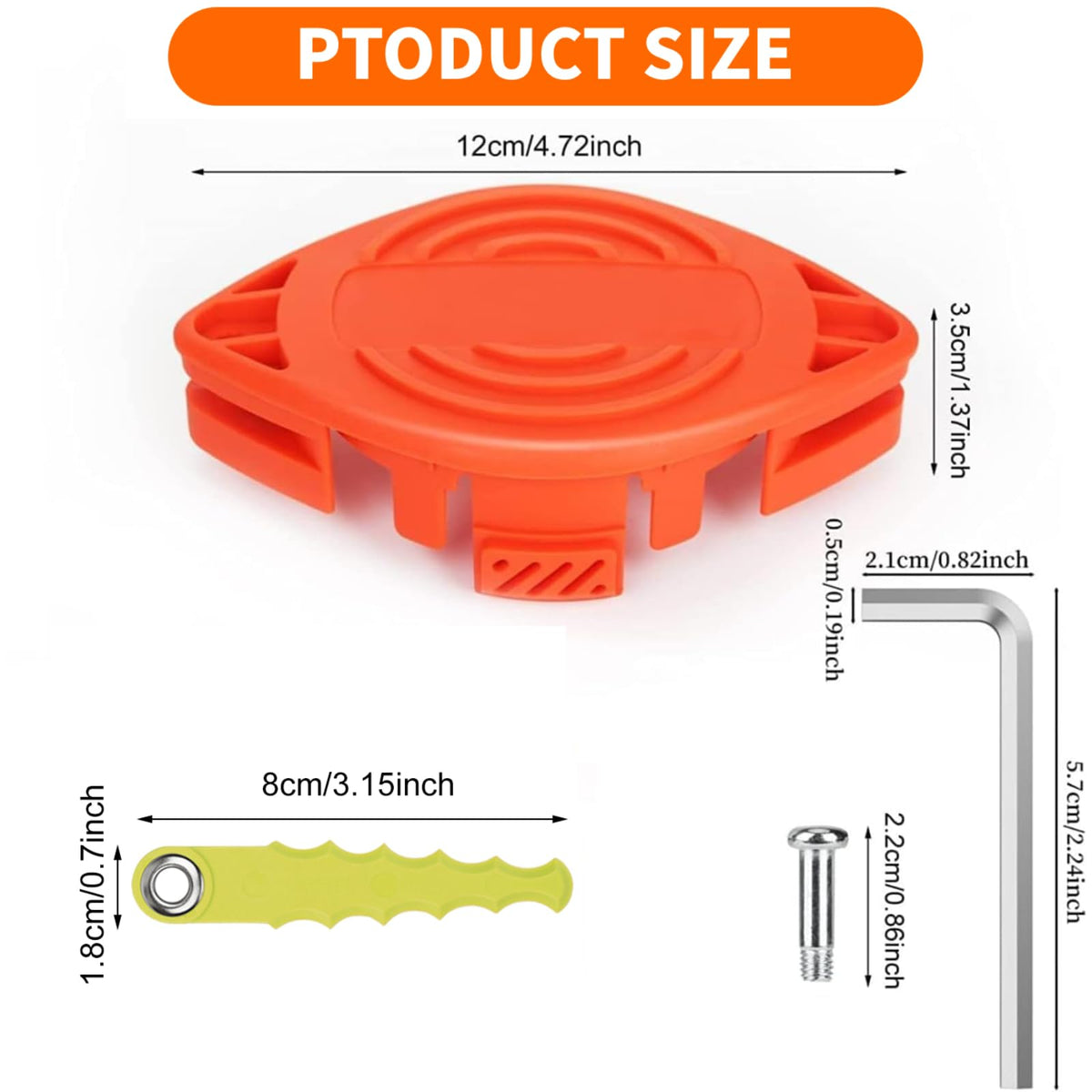 Eyoloty replacement blades 12-pack delivers sharp performance for tougher grasses.