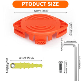 Eyoloty replacement blades 12-pack delivers sharp performance for tougher grasses.