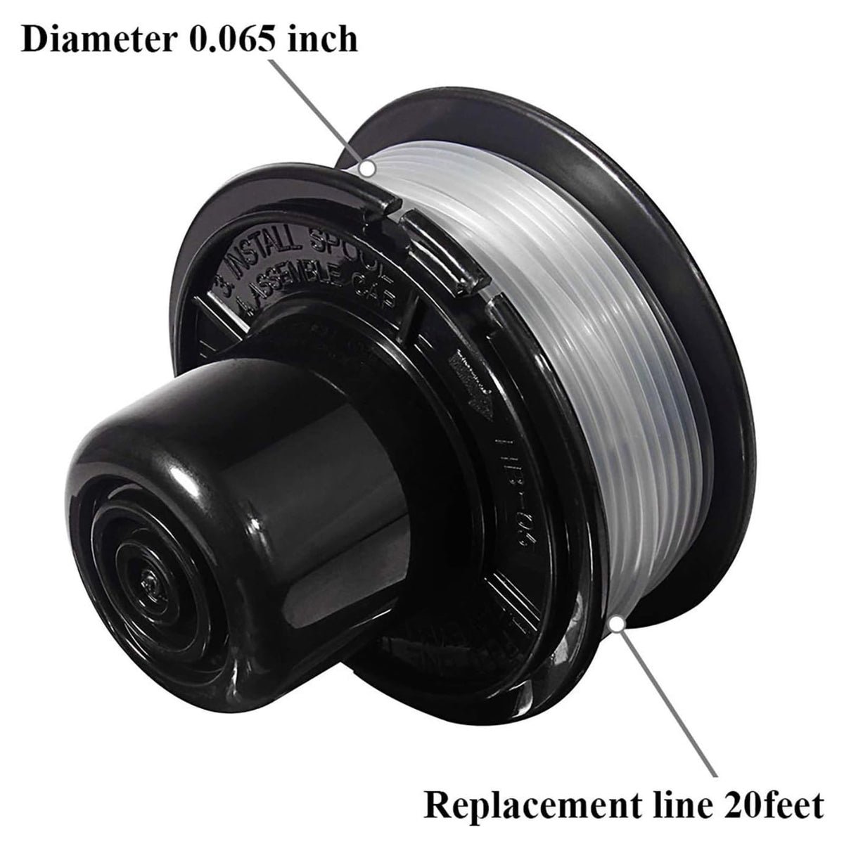 Eyoloty RS-136 CNC-wound spool delivering smooth line feeding.
