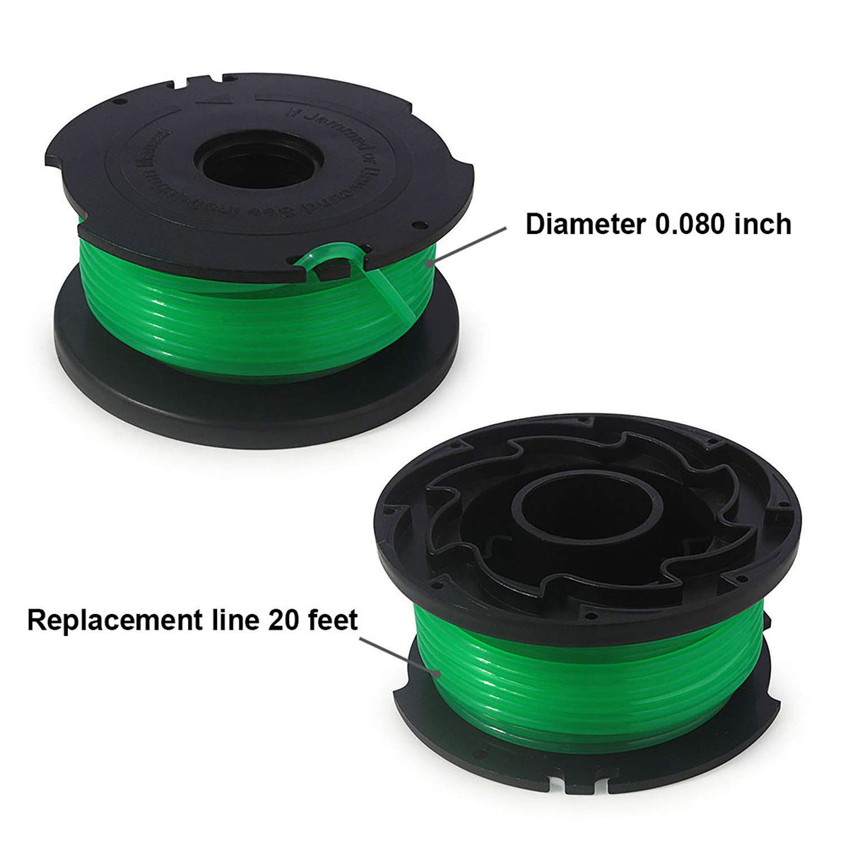 Eyoloty replacement spool fits Black Decker SF-080-BKP for reliable auto-feed.