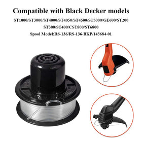Eyoloty auto-feed spool simplifies line changes during trimming