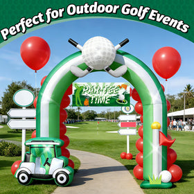 Eyourlife easy-install golf arch redefines entryways for events