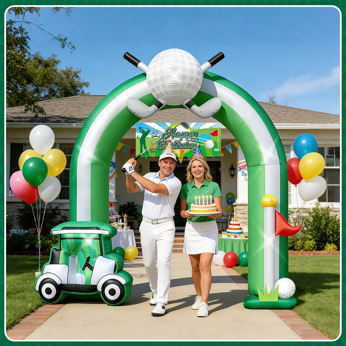 Eyourlife arch suited for outdoor stadiums, schools, and venues