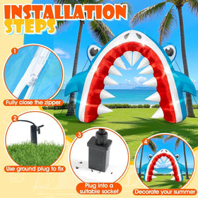Eyourlife Shark Arch durable waterproof fabric resists fading