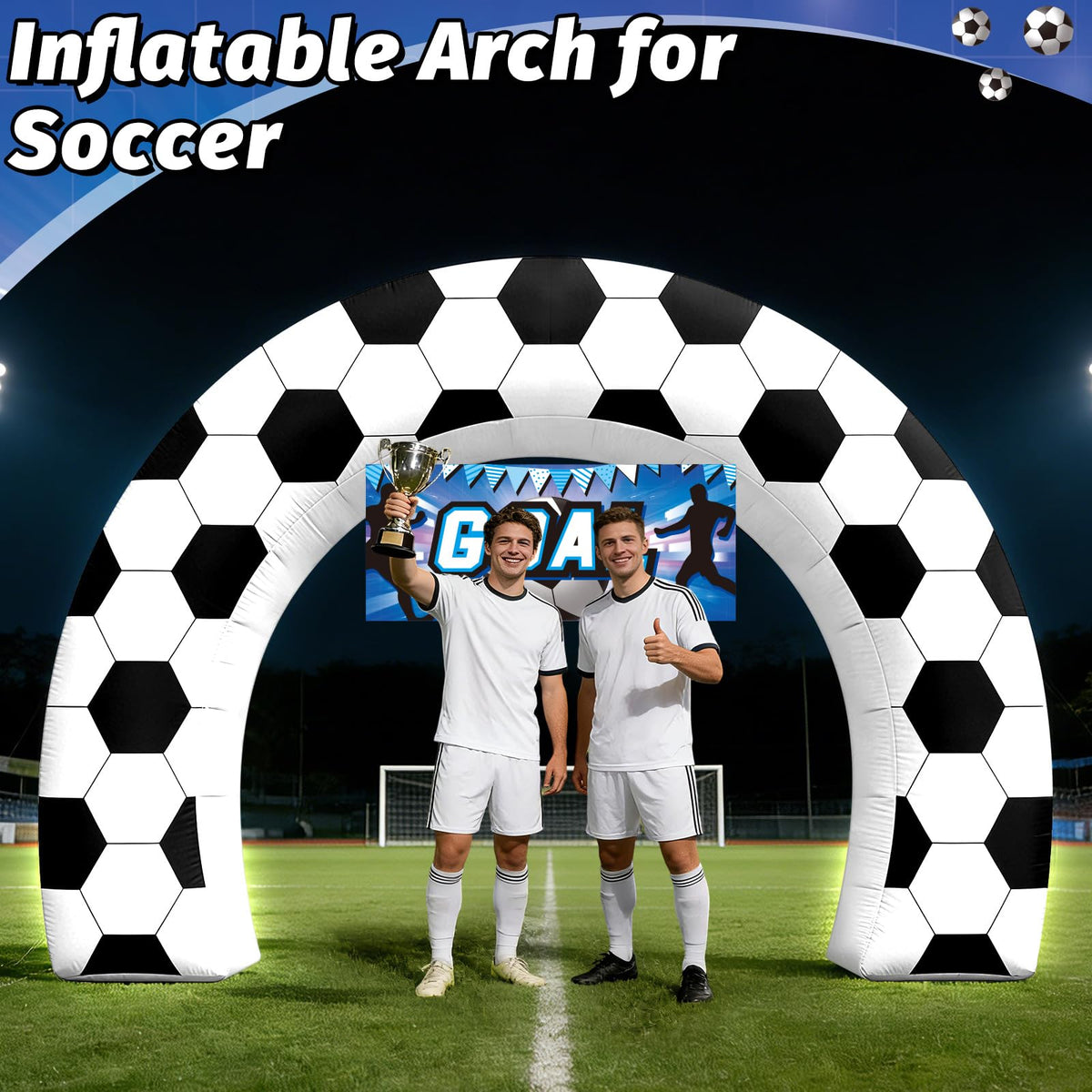 Ideal for backyard tournaments and outdoor viewing parties