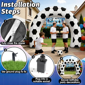 Signable keepsake where teams can write names and slogans