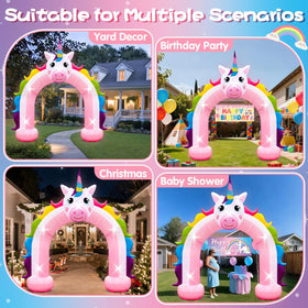 Eyourlife arch suits birthdays, weddings, and garden parties.