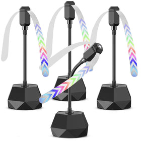 Eyriolya fly fans with 360-degree adjustable head for targeted airflow at outdoor tables.