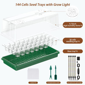 Eyriolya 3-9-12h timer ensures consistent light cycles for strong starts