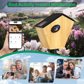 Eyrizon IP66 weatherproof coating protects the wooden nest in all-weather conditions.