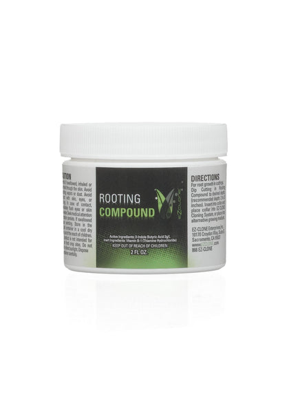 EZ Clone Rooting Gel on a cut stem to support rapid root development and protection against contaminants