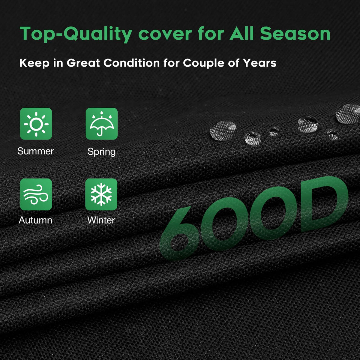 EZ-DONGTENG windproof strap close-up securing cover on grill