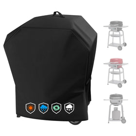 EZ-DONGTENG heavy-duty cover front view protects Char-Broil Bistro Pro in all seasons.