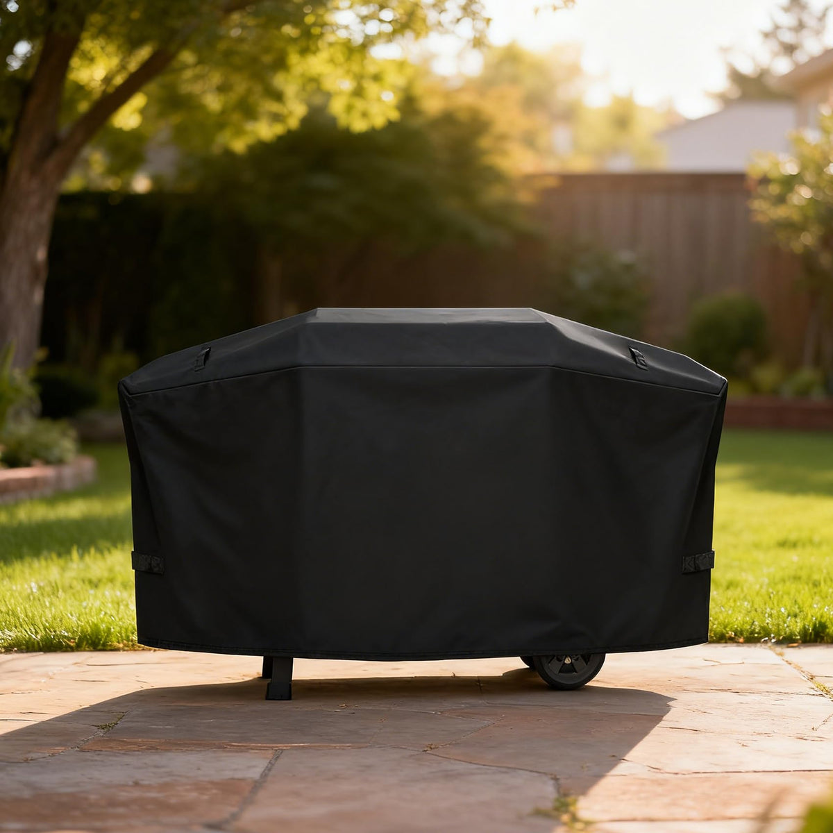 EZ-DONGTENG griddle cover with stain-resistant finish keeps exterior clean.
