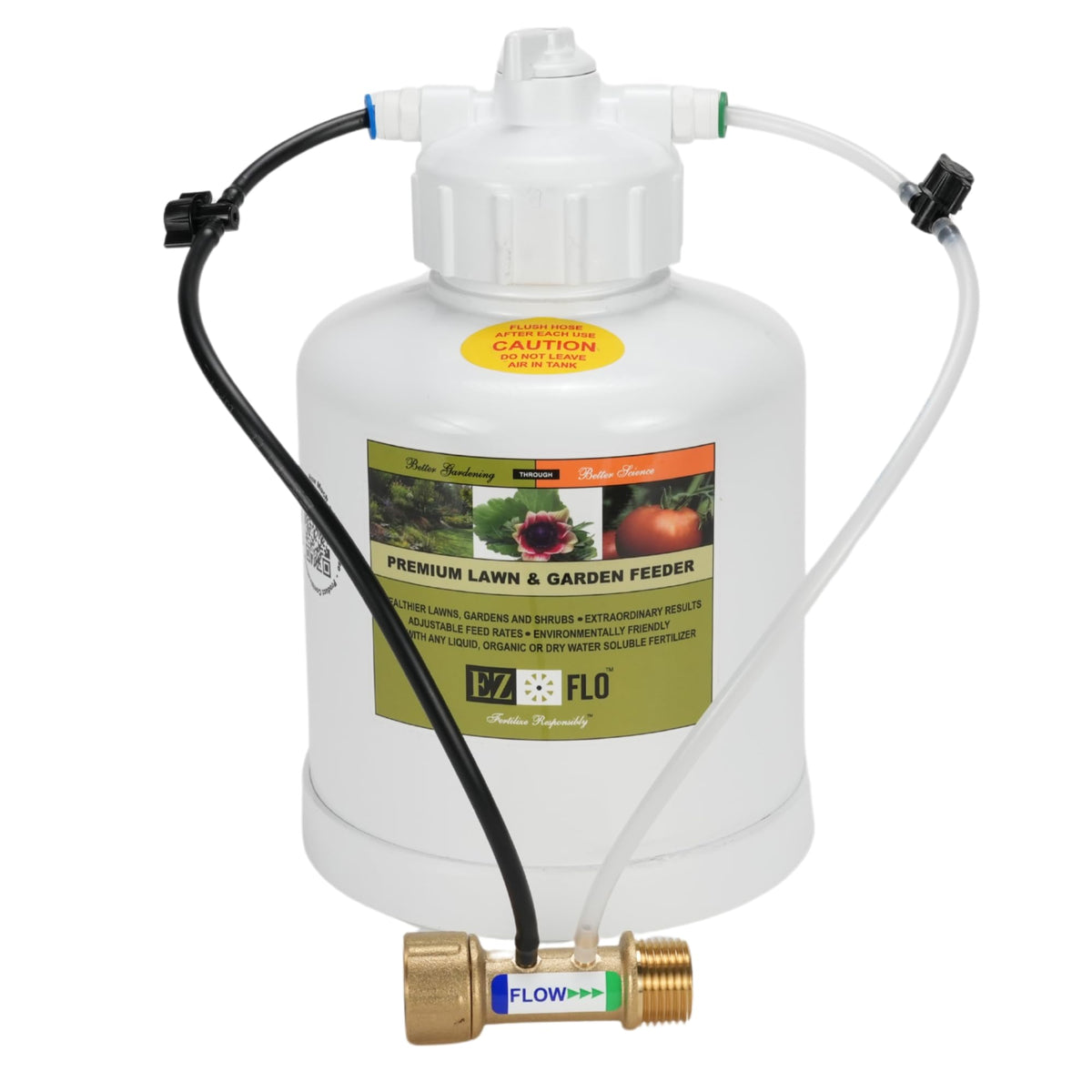 EZ-FLO 1010 HB injector setup demonstrates tool-free assembly for efficient fertigation
