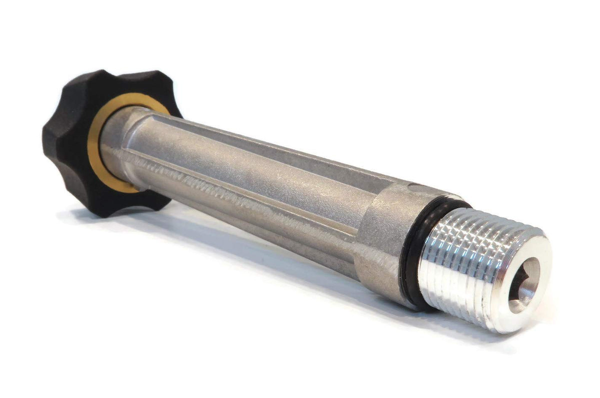 EZ Grip hose connection inlet tube for easy hose attachment to your pump