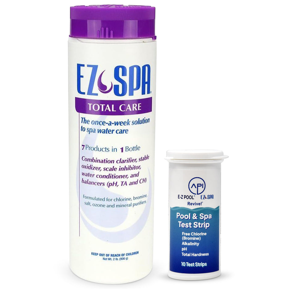 EZ Spa Complete Weekly Spa Care bottle enables easy weekly maintenance