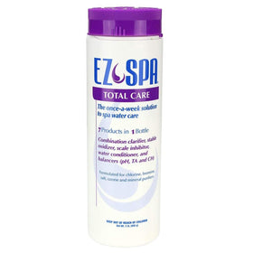 EZ Spa EZSTC2 Total Care 2-pack label showing weekly preventative blend