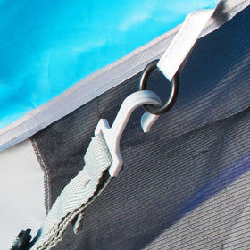E-Z UP Gear Shelf is lightweight at 1.25 lbs for easy setup.