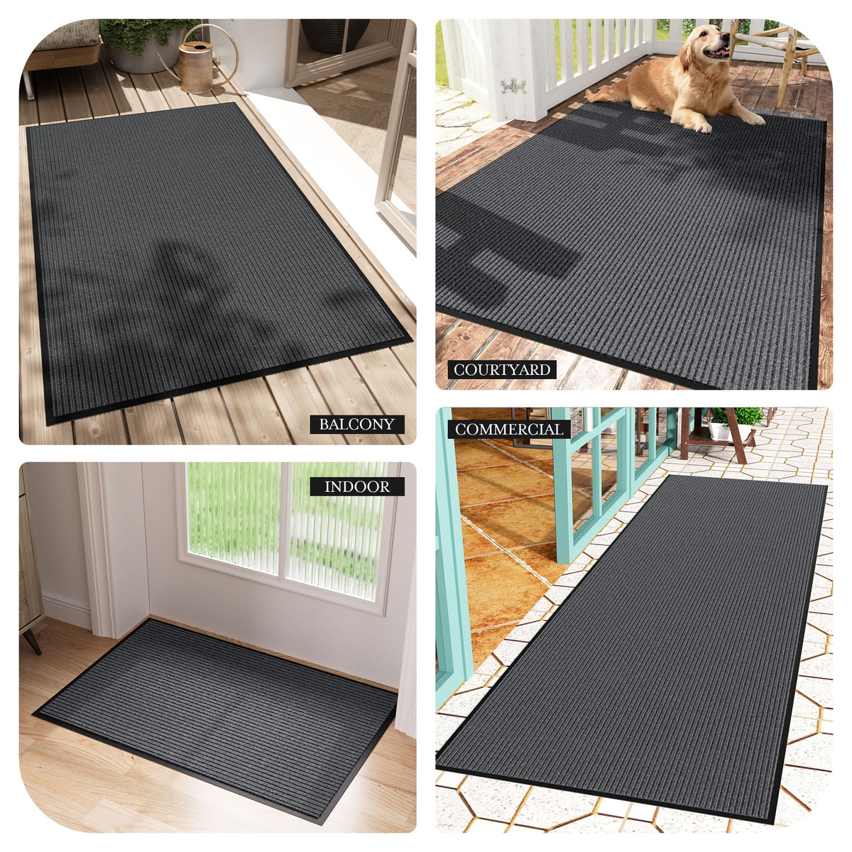 EZ2LIVE indoor-outdoor mat for high-traffic areas