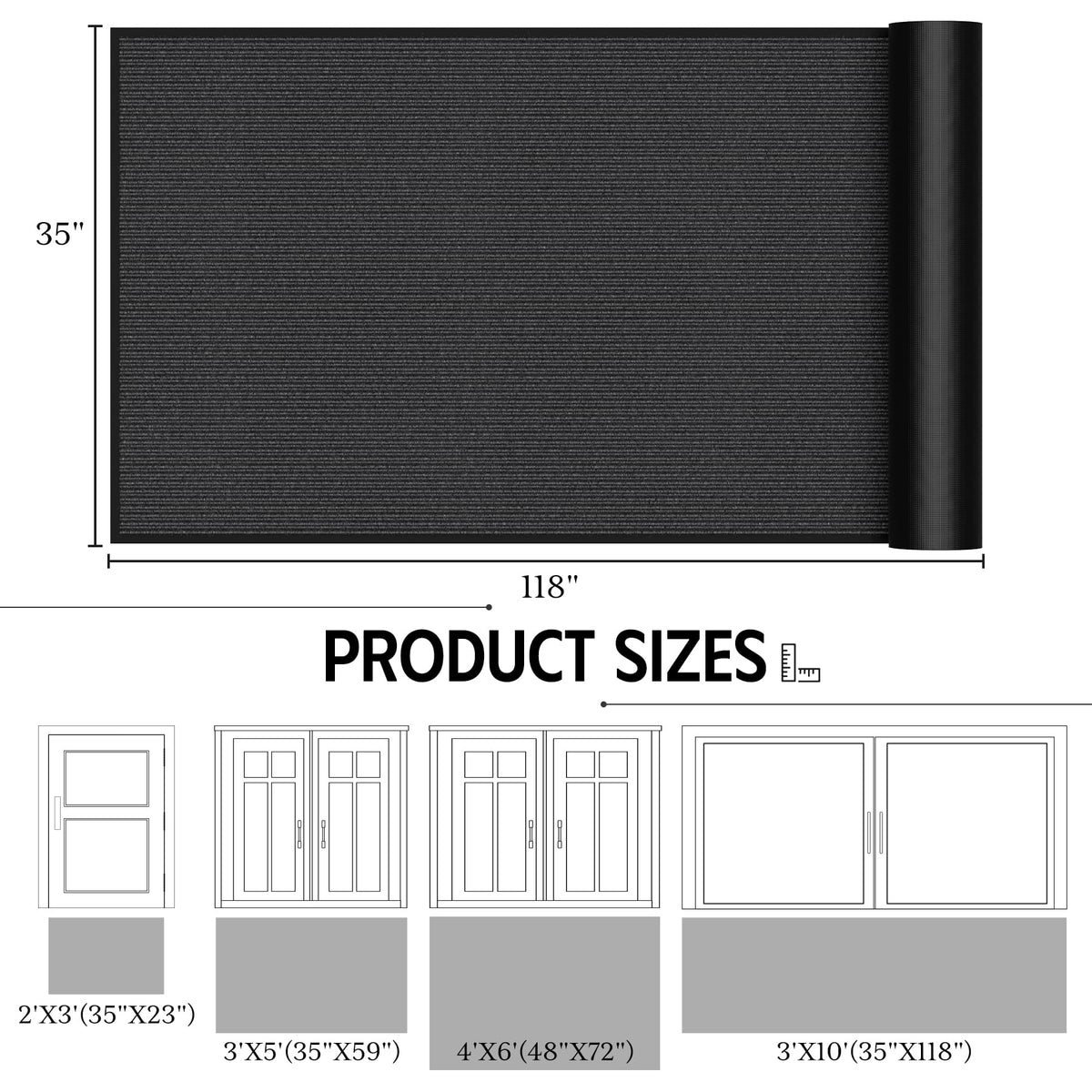 EZ2LIVE mat shows non-slip backing for secure placement