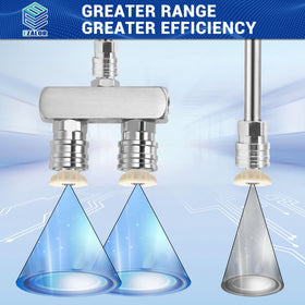 EZALOR 0-degree red nozzle for concentrated high-pressure spot cleaning.