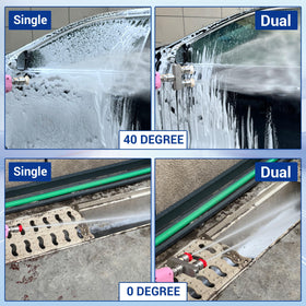 EZALOR 40-degree white nozzle for broader, gentler spray on surfaces.