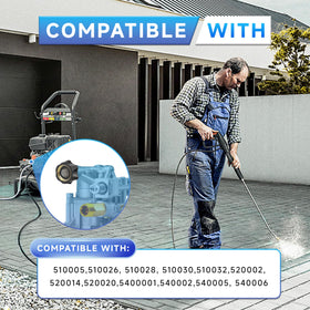 EZALOR inlet includes O-ring seal and filter to prevent impurities.