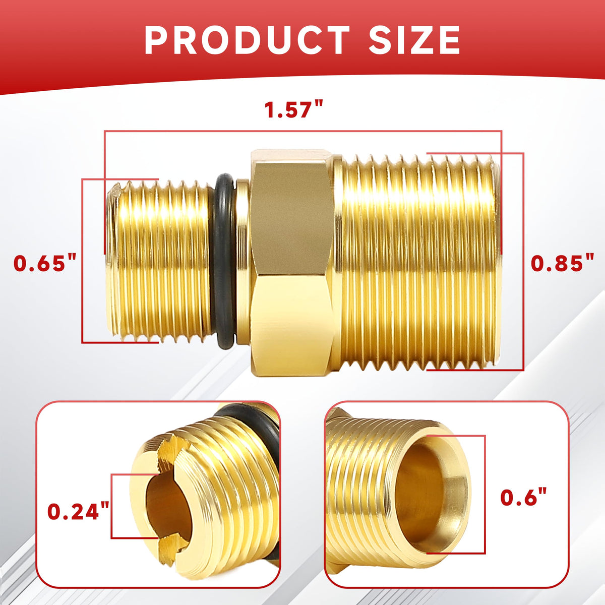 EZALOR pump connection outlet fitting supports quick installation and fewer leaks.