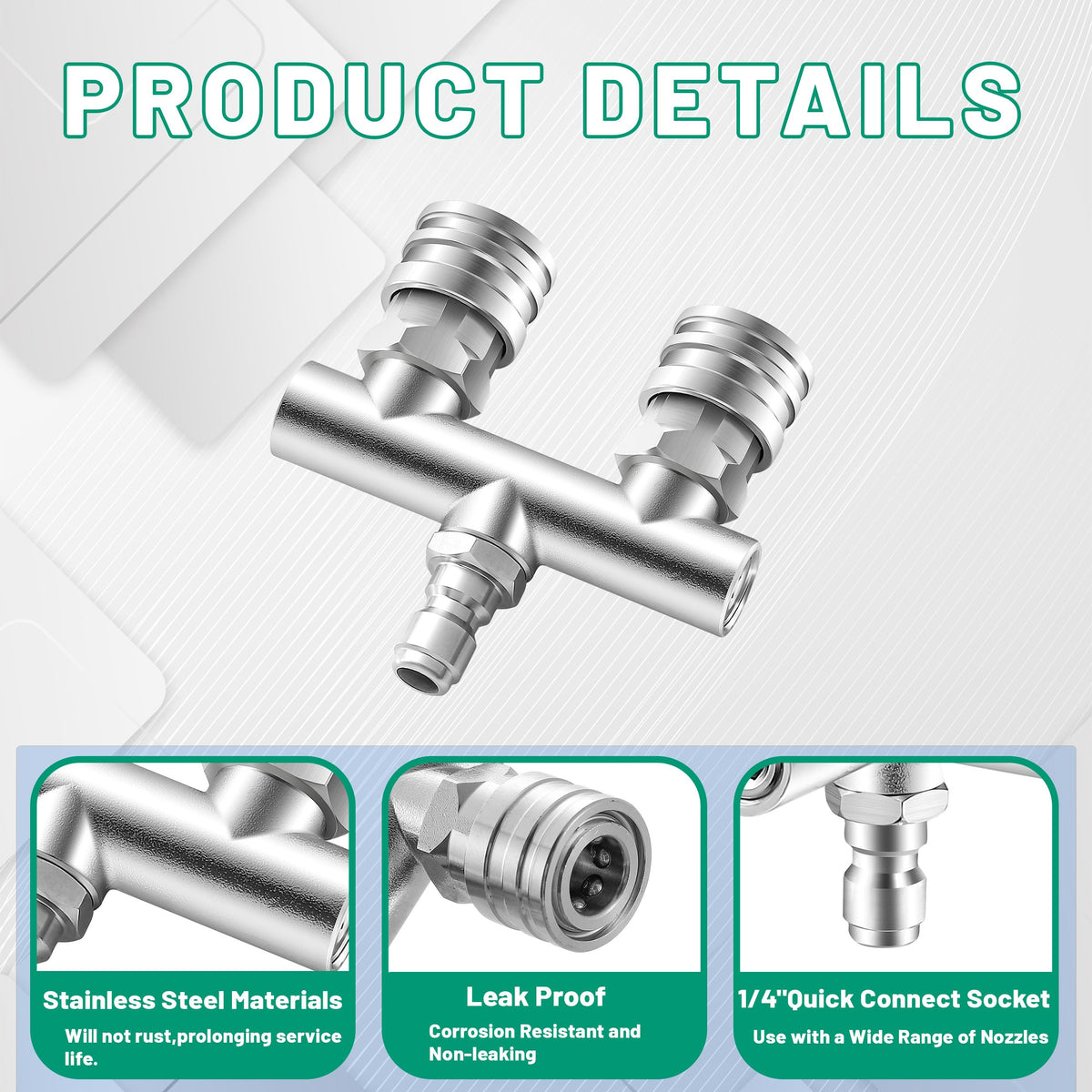 EZALOR stainless-steel-construction emphasizes durability under tough conditions.